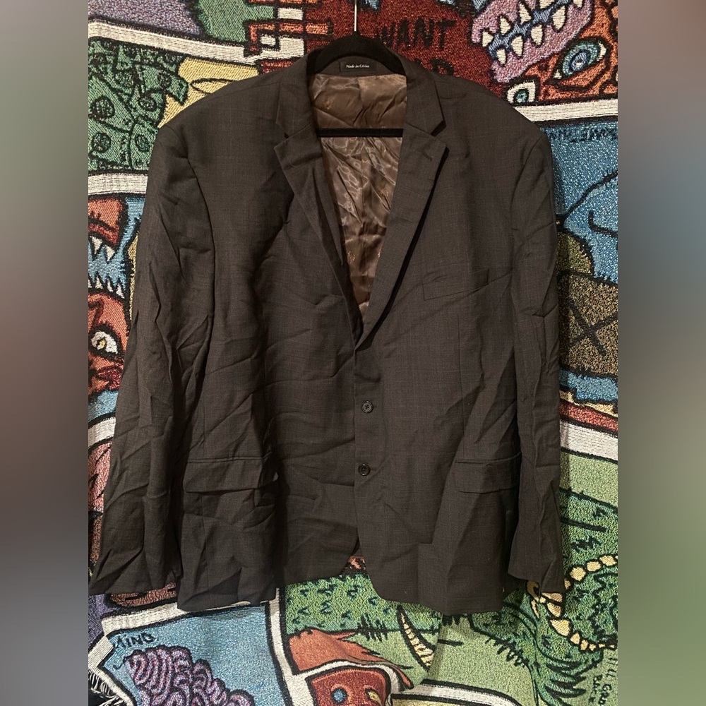 LAUREN RALPH LAUREN MEN'S BLAZER BROWN / SPLIT TAIL